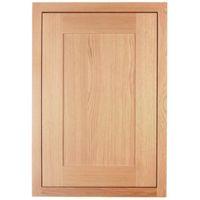 Cooke & Lewis Carisbrooke Oak Framed Standard Door (W)500mm