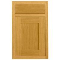 Cooke & Lewis Carisbrooke Oak Framed Drawerline Door & Drawer Front (W)450mm Set Door & 1 Drawer Pack