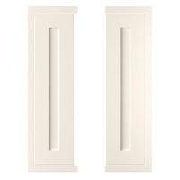 Cooke & Lewis Carisbrooke Ivory Framed Tall Corner Wall Door (W)625mm Set of 2
