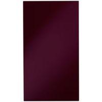 cooke lewis raffello high gloss aubergine standard door w400mm