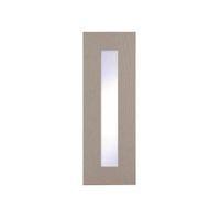 cooke lewis carisbrooke taupe tall glazed door w300mm