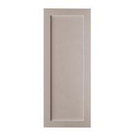 Cooke & Lewis Carisbrooke Taupe Tall Fridge Freezer Door (W)600mm