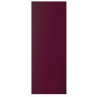 Cooke & Lewis Raffello High Gloss Aubergine Bridging Door / Pan Drawer Front (W)1000mm