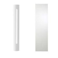 Cooke & Lewis High Gloss White Curved Dresser Pilaster Kit (H)1342mm (W)70mm (D)355mm