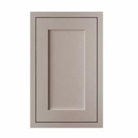 cooke lewis carisbrooke taupe framed standard door w450mm