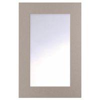 cooke lewis carisbrooke taupe framed glazed door w500mm