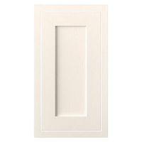 Cooke & Lewis Carisbrooke Ivory Framed Standard Door (W)400mm