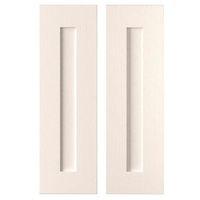 cooke lewis carisbrooke ivory framed tall corner doors w268mm set of 2 ...