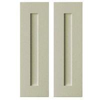 Cooke & Lewis Carisbrooke Taupe Framed Tall Corner Doors (W)268mm Set of 2 Corner Doors