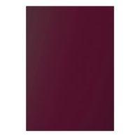 Cooke & Lewis Raffello High Gloss Aubergine Standard Door (W)500mm