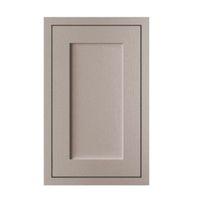 cooke lewis carisbrooke taupe framed tall standard door w450mm