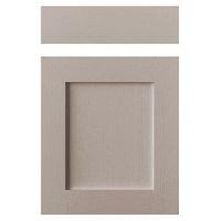 cooke lewis carisbrooke taupe drawerline door drawer front w500mm set  ...