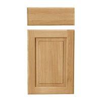 Cooke & Lewis Chesterton Solid Oak Classic Drawerline Door & Drawer Front (W)400mm Set Door & 1 Drawer Pack