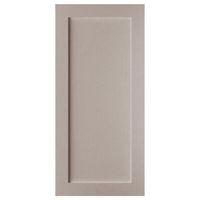 Cooke & Lewis Carisbrooke Taupe Fridge Freezer Door (W)600mm