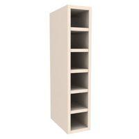 Cooke & Lewis Ivory Wine Rack Wall Cabinet (W)150mm