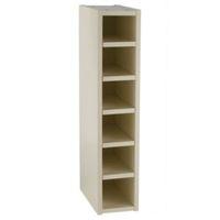 Cooke & Lewis Cream Wine Rack Tall Wall Cabinet (W)150mm