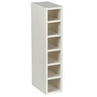 Cooke & Lewis White Wine Rack Wall Cabinet (W)150mm