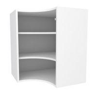 Cooke & Lewis White Deep Curved Corner Wall Cabinet (W)625mm