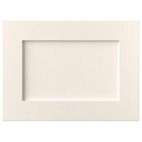 Cooke & Lewis Carisbrooke Ivory Framed Fixed Frame Integrated Extractor Fan Door (W)600mm