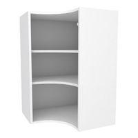 Cooke & Lewis White Curved Corner Tall Wall Cabinet (W)625mm
