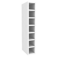 Cooke & Lewis White Wine Rack Tall Wall Cabinet (W)150mm