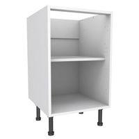 cooke lewis white standard base cabinet w500mm