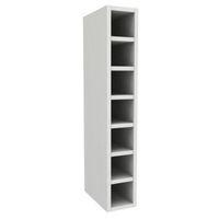 Cooke & Lewis Mussel Wine Rack Tall Wall Cabinet (W)150mm