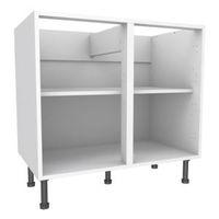 cooke lewis white standard base cabinet w900mm