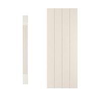 cooke lewis carisbrooke ivory ivory square tall wall pilaster kit h940 ...