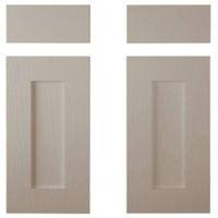 Cooke & Lewis Carisbrooke Taupe Corner Base Drawerline Door (W)925mm Set of 2