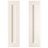 cooke lewis carisbrooke ivory larder door w300mm set of 2