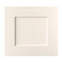 Cooke & Lewis Carisbrooke Ivory Framed Fixed Frame Semi-Integrated Appliance Door (W)600mm