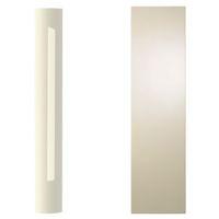 cooke lewis high gloss cream curved dresser pilaster kit h1342mm w70mm ...