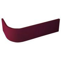 Cooke & Lewis Kitchens Gloss Aubergine Curved Plinth (L)750mm