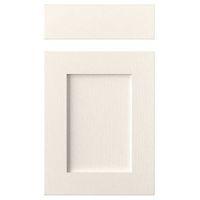 Cooke & Lewis Carisbrooke Ivory Drawerline Door & Drawer Front (W)450mm Set Door & 1 Drawer Pack