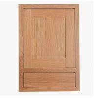 Cooke & Lewis Carisbrooke Oak Framed Drawerline Door & Drawer Front (W)500mm Set Door & 1 Drawer Pack