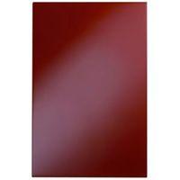Cooke & Lewis High Gloss Red Contemporary Wall Panel