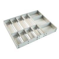 Cooke & Lewis Stainless Steel Effect Stainless Steel Kitchen Utensil Tray