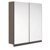 cooke lewis ardesio double door bodega grey mirror cabinet