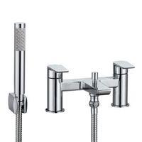 Cooke & Lewis Ricci Chrome Bath Shower Mixer Tap