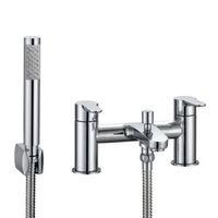 cooke lewis calista chrome bath shower mixer tap