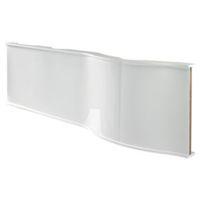 Cooke & Lewis Adelphi Gloss White LH Bath Front Panel (W)1675mm