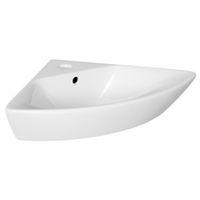 Cooke & Lewis Angelica Curved Wall Mounted Corner Cloakroom Basin
