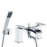 cooke lewis waterfall chrome bath shower mixer tap