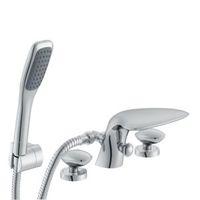 cooke lewis pebble chrome bath shower mixer tap