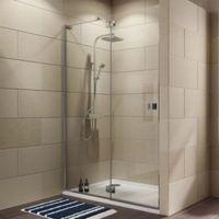 Cooke & Lewis Luxuriant Hinged Shower Door (W)1400mm