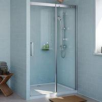 Cooke & Lewis Carmony RH Single Sliding Soft Close Shower Door (W)1200mm