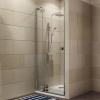 cooke lewis luxuriant hinged shower door w900mm