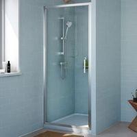 cooke lewis exuberance hinged shower door w800mm