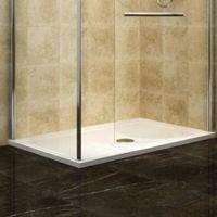 Cooke & Lewis Low Profile Rectangular Shower Tray RH (L)1400mm (W)900mm (D)45mm